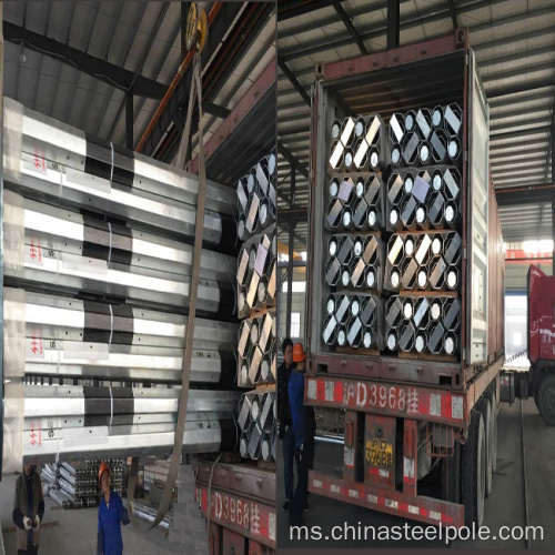 Menara Trasmission Kutub Elektrik Galvanized